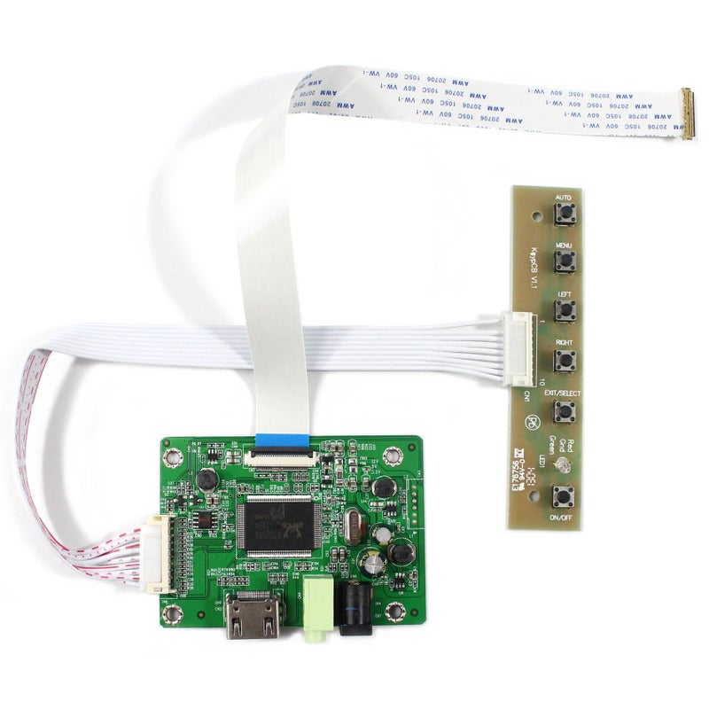LCDBOARD لوحة تحكم السائق لشاشة LCD بحجم 11.6'' 13.3'' 14'' 15.6'' بدقة 1920x1080 30 دبوس eDP (غير متوافقة مع 1366x768)  - Image 1